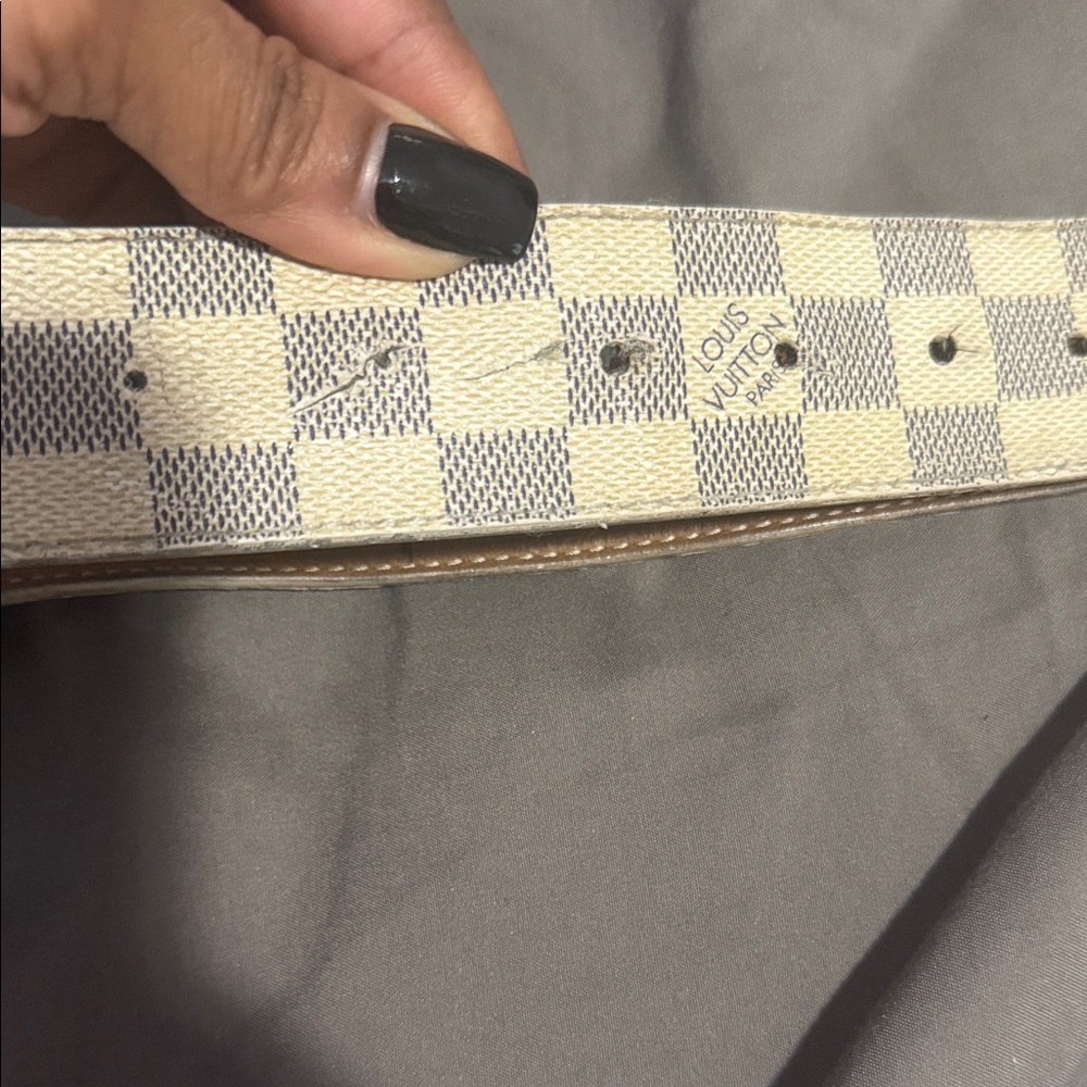 Authentic Louis Vuitton Leather Belt - Picture 8 of 10